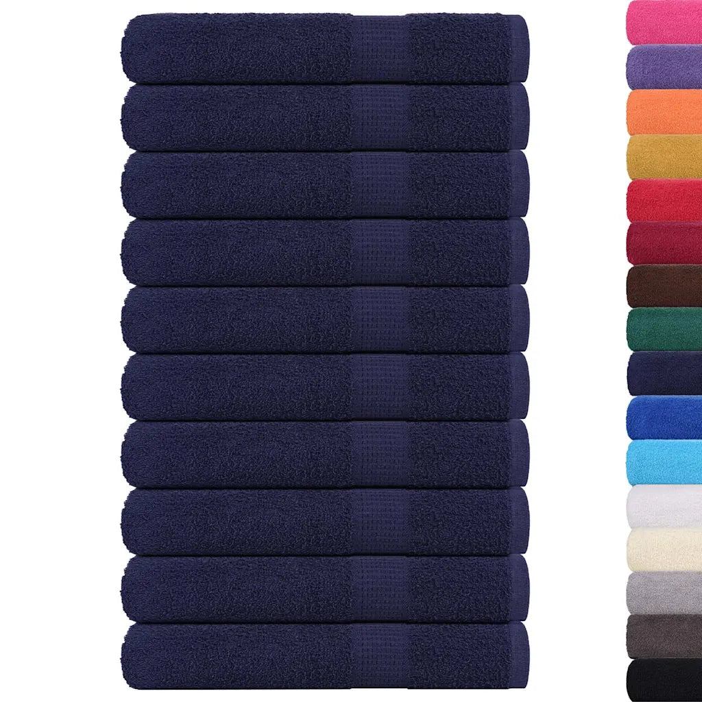 Toalhas FROGN 10 pcs 100x200 cm 360 g/m²  marinho