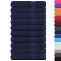 Toalhas FROGN 10 pcs 100x200 cm 360 g/m²  marinho