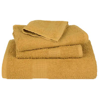 Toalhas de rosto FROGN 4 peças douradas 30x30 cm 360 g/m²