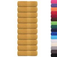 Toalhas de bidé FROGN 10 pcs 30x50 cm 360 g/m²