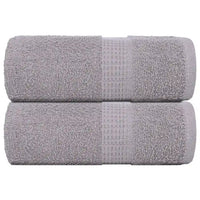 Toalhas de rosto FROGN 2 peças Cinza 30x30 cm 360 g/m²