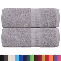Toalhas de rosto FROGN 2 peças Cinza 30x30 cm 360 g/m²