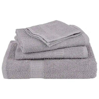 Toalhas de rosto FROGN 4 peças Cinza 30x30 cm 360 g/m²