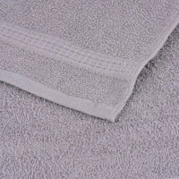 Toalhas de rosto FROGN 10 peças Cinza 30x30 cm 360 g/m²