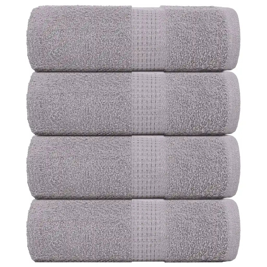 Toalhas de bidé FROGN 4 pcs 30x50 cm 360 g/m² cinzento