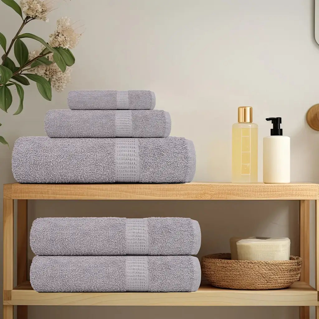 Toalhas de bidé FROGN 4 pcs 30x50 cm 360 g/m² cinzento