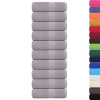 Toalhas de bidé FROGN 10 pcs 30x50 cm 360 g/m² cinzento