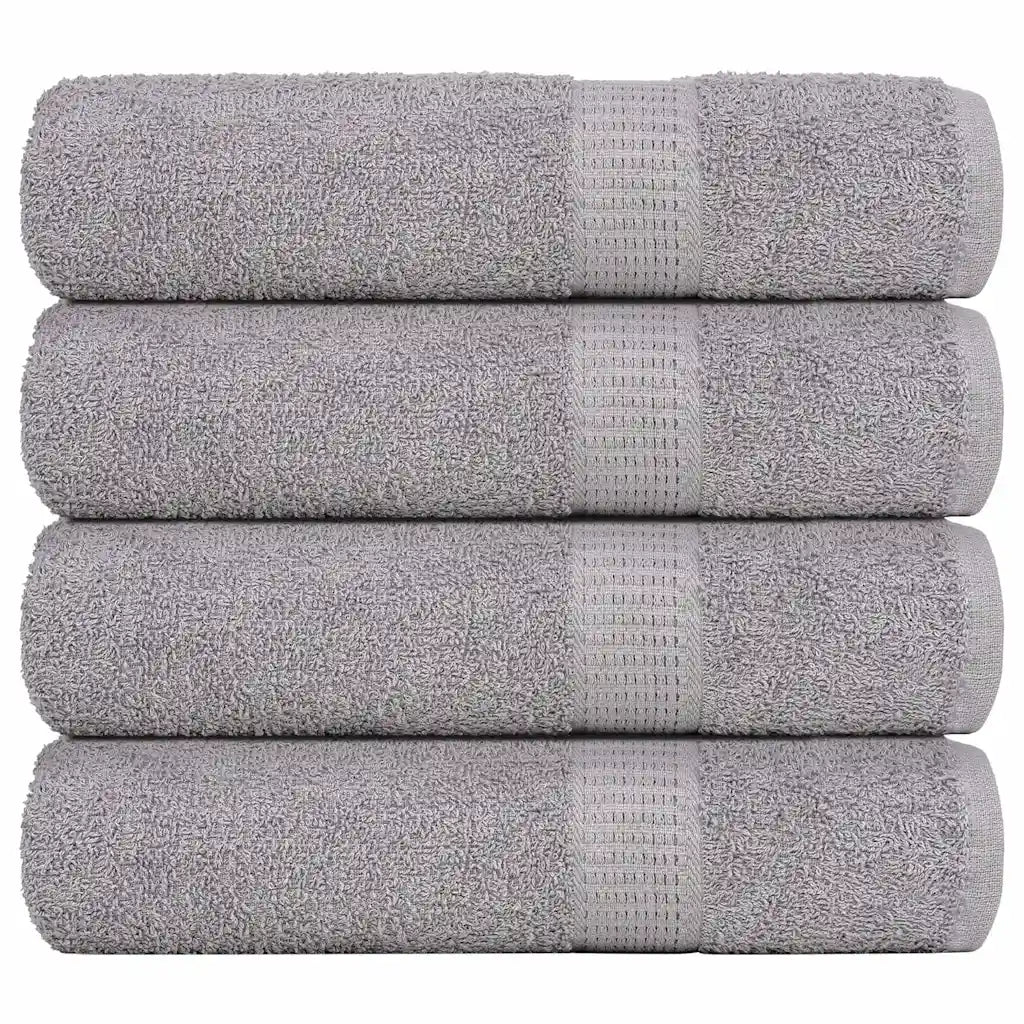 Toalhas de mãos FROGN 4 pcs 50x100 cm 360 g/m² cinzento