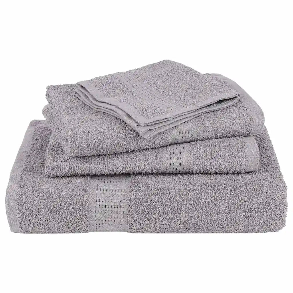 Toalhas de mãos FROGN 4 pcs 50x100 cm 360 g/m² cinzento