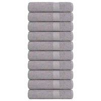 Toalhas de mãos FROGN 10 pcs 50x100 cm 360 g/m² cinzento
