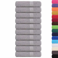 Toalhas de mãos FROGN 10 pcs 50x100 cm 360 g/m² cinzento