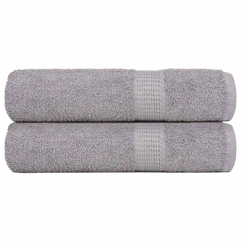Toalhas de banho FROGN 2pcs 70x140 cm 360 g/m² cinzento