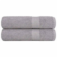Toalhas de banho FROGN 2pcs 70x140 cm 360 g/m² cinzento