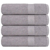 Toalhas de banho FROGN 4 pcs 70x140 cm 360 g/m² cinzento