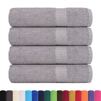 Toalhas de banho FROGN 4 pcs 70x140 cm 360 g/m² cinzento
