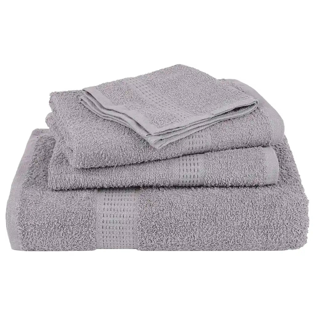 Toalhas de banho FROGN 4 pcs 70x140 cm 360 g/m² cinzento