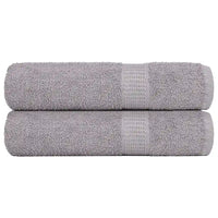 Toalhas de banho FROGN 2 pcs 100x150 cm 360 g/m² cinzento