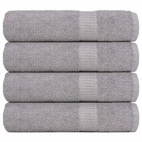 Toalhas de banho FROGN 4 pcs 100x150 cm 360 g/m² cinzento