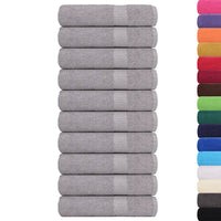 Toalhas de banho FROGN 10 pcs 100x150 cm 360 g/m² cinzento