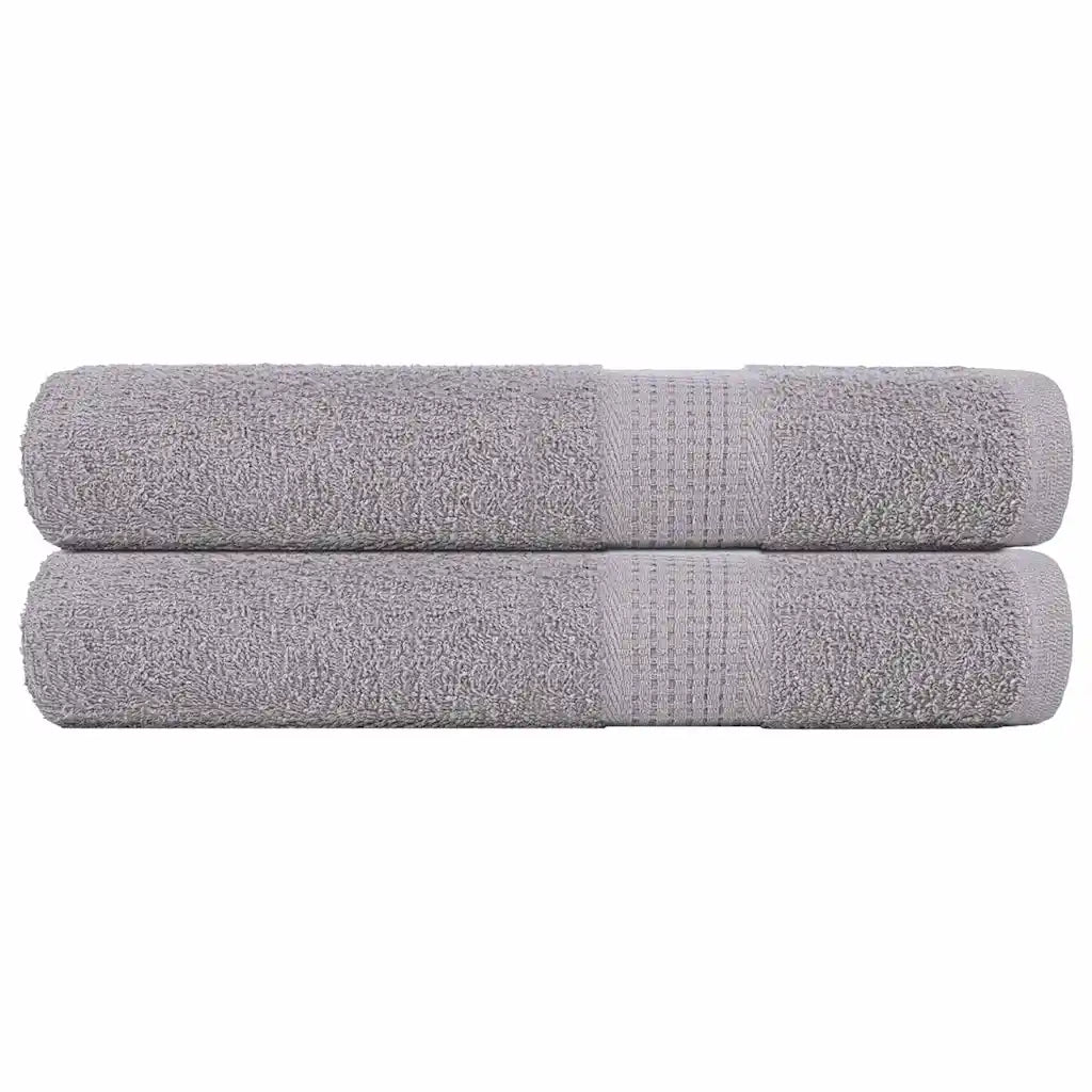 Toalhas de sauna FROGN 2 pcs 80x200 cm 360 g/m² cinzento