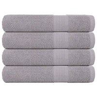 Toalhas de sauna FROGN 4 pcs 80x200 cm 360 g/m² cinzento