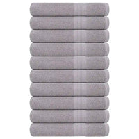 Toalhas de sauna FROGN 10 pcs 80x200 cm 360 g/m² cinzento