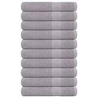 Toalhas FROGN 10 pcs 100x200 cm 360 g/m² cinzento