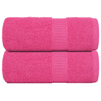 Toalhas de rosto FROGN 2 peças Rosa 30x30 cm 360 g/m²