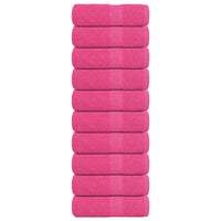 Toalhas de rosto FROGN 10 unidades Rosa 30x30 cm 360 g/m²