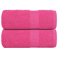 Toalhas de bidé FROGN 2 pcs 30x50 cm 360 g/m² rosa