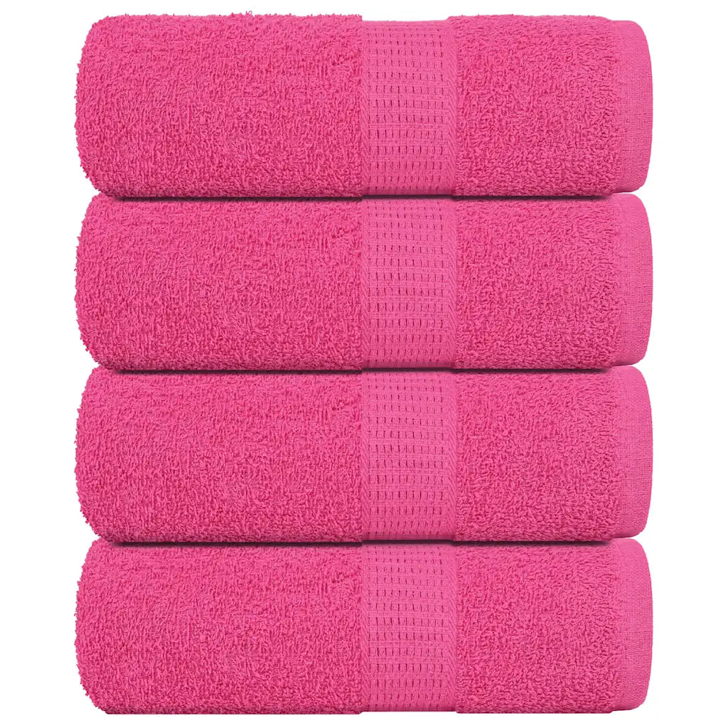 Toalhas de bidé FROGN 4 pcs 30x50 cm 360 g/m² rosa