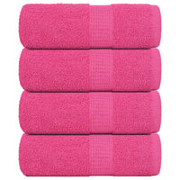 Toalhas de bidé FROGN 4 pcs 30x50 cm 360 g/m² rosa