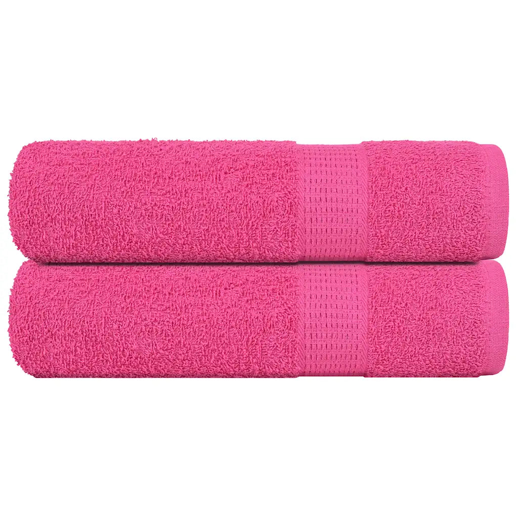 Toalhas de mãos FROGN 2 pcs 50x100 cm 360 g/m² rosa