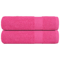 Toalhas de mãos FROGN 2 pcs 50x100 cm 360 g/m² rosa