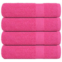 Toalhas de mãos FROGN 4 pcs 50x100 cm 360 g/m² rosa