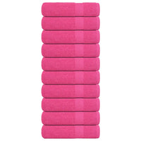 Toalhas de mãos FROGN 10 pcs 50x100 cm 360 g/m² rosa