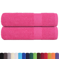 Toalhas de banho FROGN 2pcs 70x140 cm 360 g/m² rosa