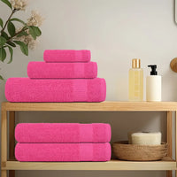 Toalhas de banho FROGN 10 pcs 70x140 cm 360 g/m² rosa