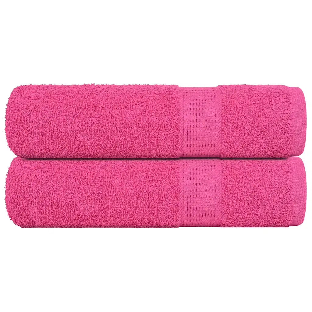 Toalhas de banho FROGN 2 pcs 100x150 cm 360 g/m² rosa