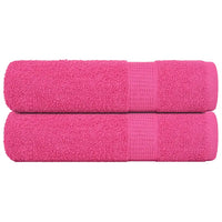 Toalhas de banho FROGN 2 pcs 100x150 cm 360 g/m² rosa