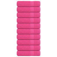 Toalhas de banho FROGN 10 pcs 100x150 cm 360 g/m² rosa