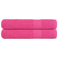 Toalhas de sauna FROGN 2 pcs 80x200 cm 360 g/m² rosa