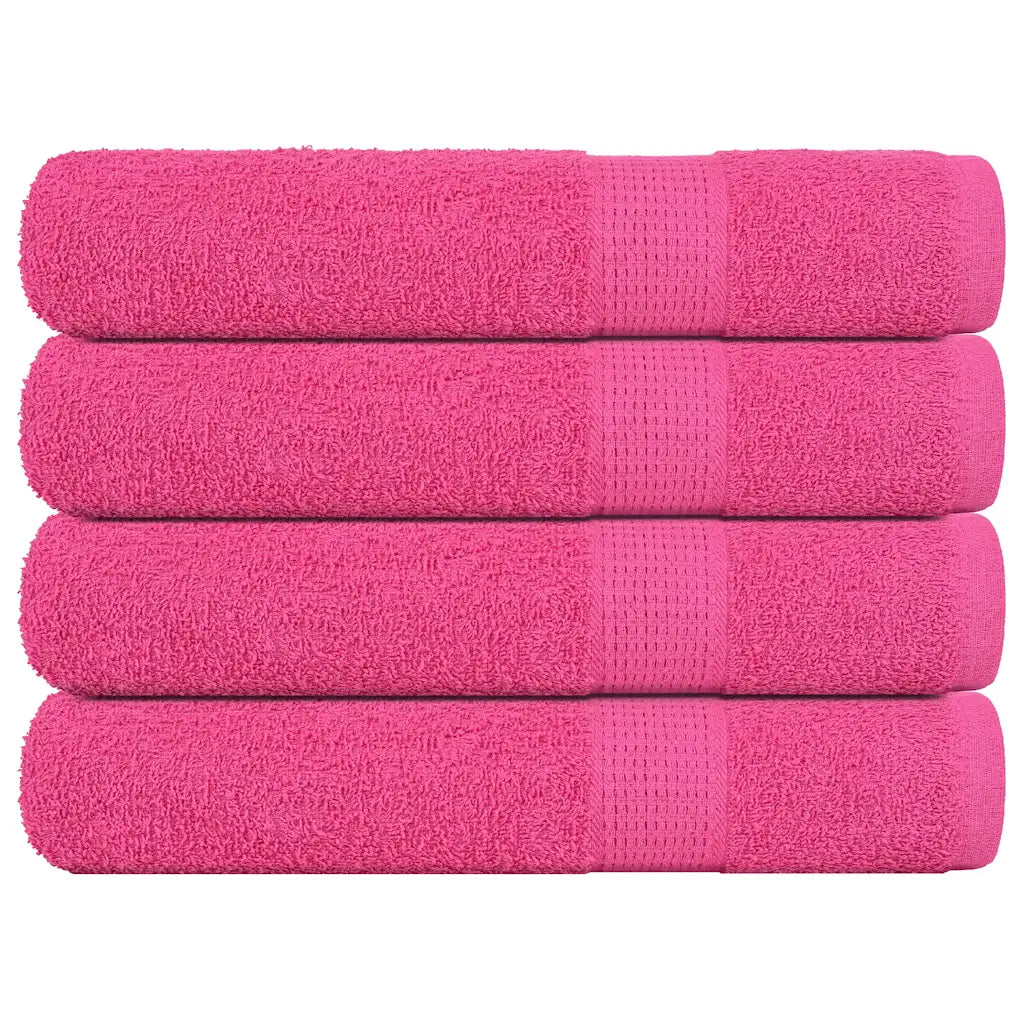 Toalhas de sauna FROGN 4 pcs 80x200 cm 360 g/m² rosa
