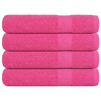 Toalhas de sauna FROGN 4 pcs 80x200 cm 360 g/m² rosa
