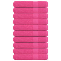Toalhas FROGN 10 pcs 100x200 cm 360 g/m² rosa