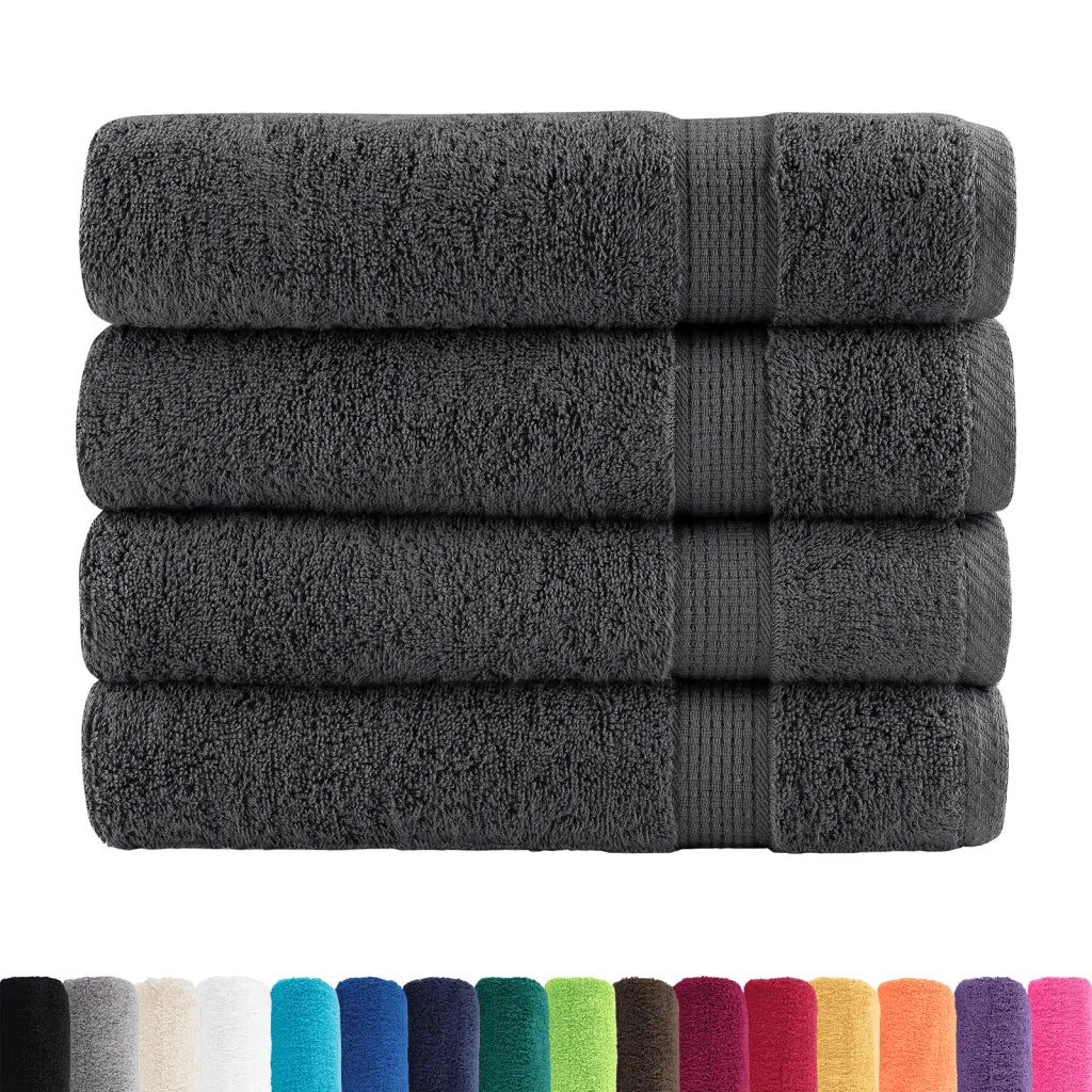 Toalhas banho premium SOLUND 4pcs 100x150cm 600gsm