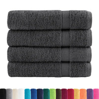Toalhas banho premium SOLUND 4pcs 100x150cm 600gsm