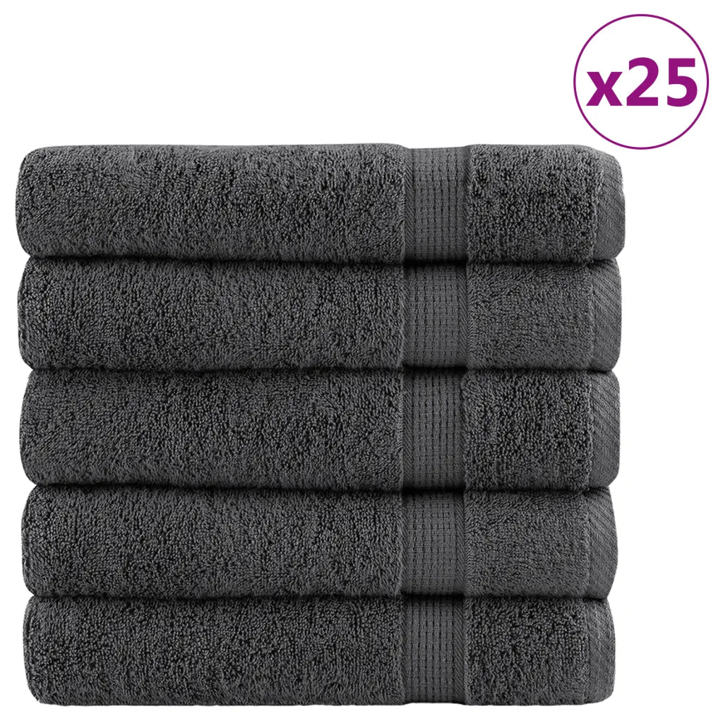 Toalhas banho premium SOLUND 25pcs 100x150cm 600gsm
