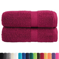 Toalhas de rosto premium SOLUND 2 peças Bordeaux 30x30 cm 600 g/m²