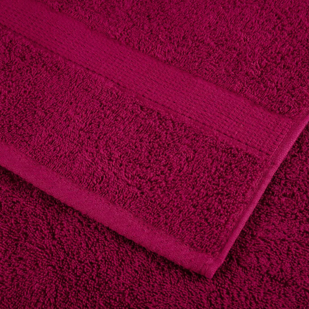 Toalhas de rosto premium SOLUND 4 peças Bordeaux 30x30 cm 600 g/m²